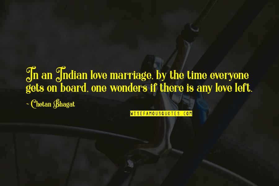 Bandbox Capital Quotes By Chetan Bhagat: In an Indian love marriage, by the time