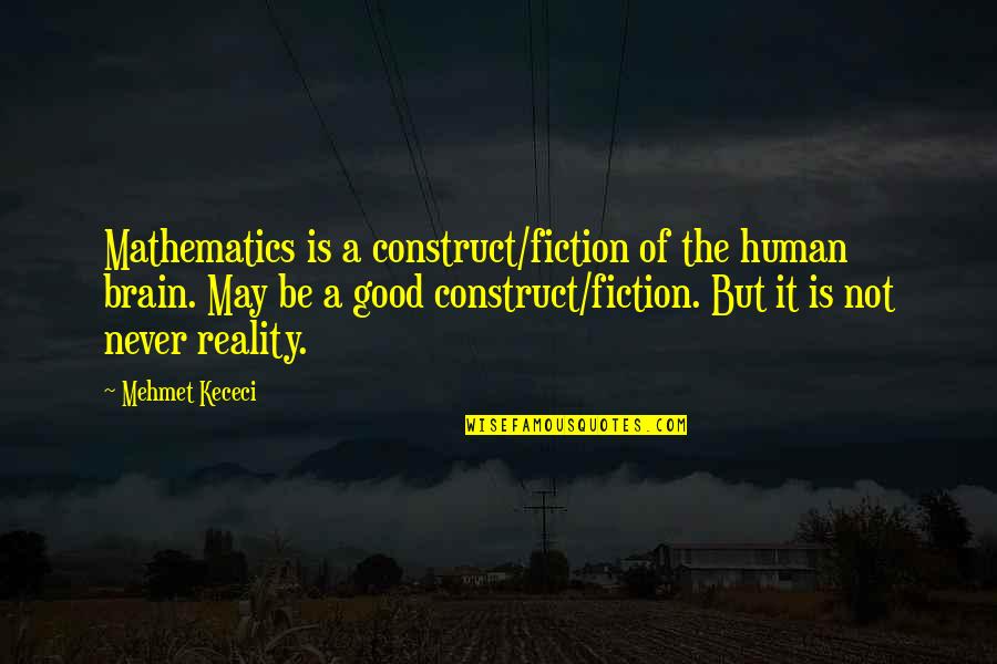 Banion Petsmart Quotes By Mehmet Kececi: Mathematics is a construct/fiction of the human brain. Banion Petsmart Quotes By Mehmet Kececi: Mathematics is a construct/fiction of the human brain.
