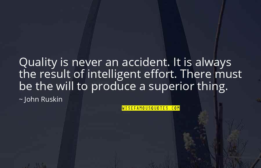 Banjanin Md Quotes By John Ruskin: Quality is never an accident. It is always
