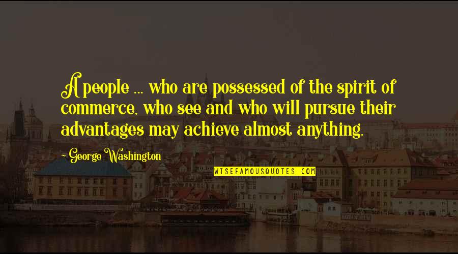 Banking's Quotes By George Washington: A people ... who are possessed of the