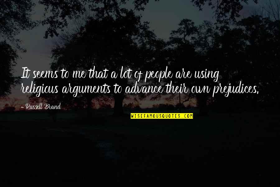 Banktel Accounts Quotes By Russell Brand: It seems to me that a lot of
