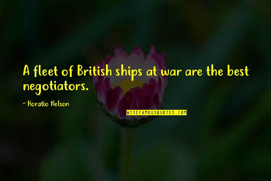 Banlieues In English Quotes By Horatio Nelson: A fleet of British ships at war are Banlieues In English Quotes By Horatio Nelson: A fleet of British ships at war are