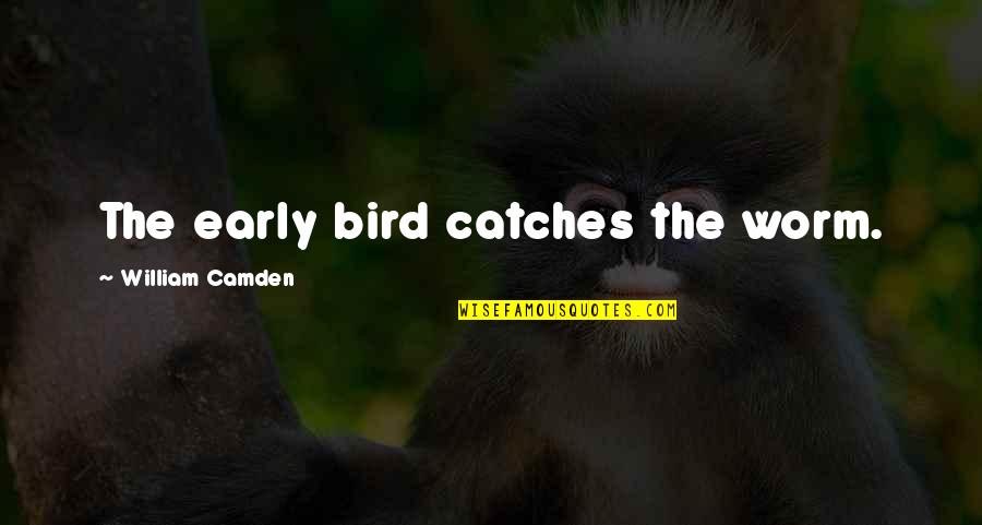 Baracs Telep L S Quotes By William Camden: The early bird catches the worm. Baracs Telep L S Quotes By William Camden: The early bird catches the worm.