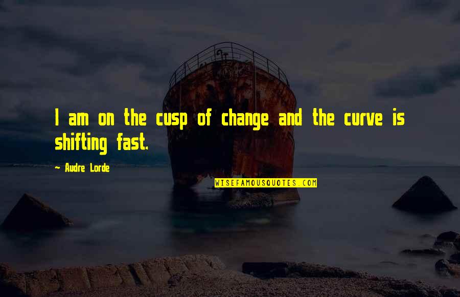 Barcelona Football Club Quotes By Audre Lorde: I am on the cusp of change and