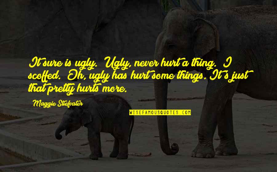 Bariadi To Shinyanga Quotes By Maggie Stiefvater: It sure is ugly.""Ugly, never hurt a thing." Bariadi To Shinyanga Quotes By Maggie Stiefvater: It sure is ugly.""Ugly, never hurt a thing."