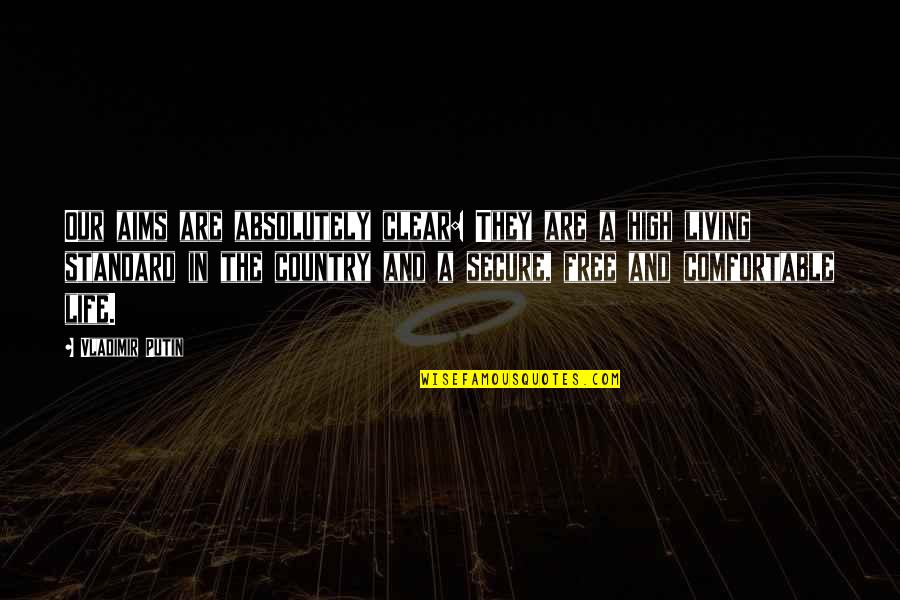 Barish Urdu Quotes By Vladimir Putin: Our aims are absolutely clear: They are a Barish Urdu Quotes By Vladimir Putin: Our aims are absolutely clear: They are a