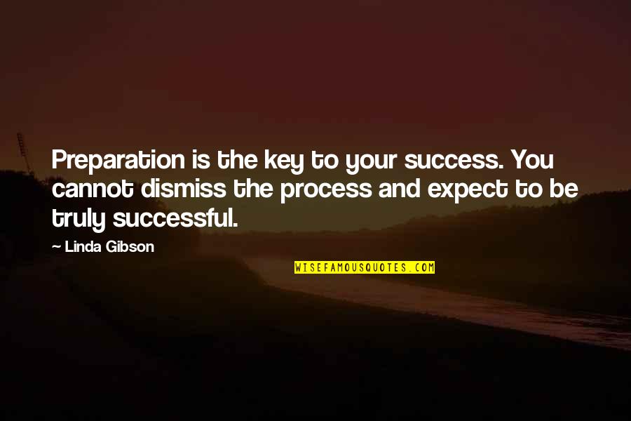 Barn Door Quotes By Linda Gibson: Preparation is the key to your success. You