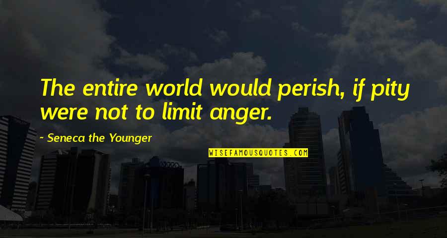 Barney The Dinosaur Birthday Quotes By Seneca The Younger: The entire world would perish, if pity were