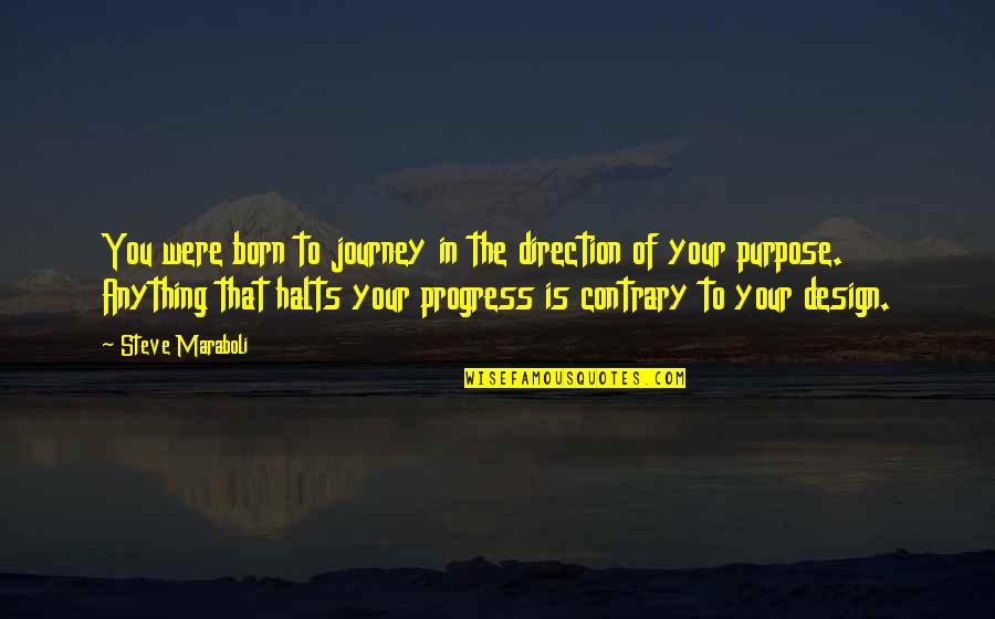 Barnorama Quotes By Steve Maraboli: You were born to journey in the direction Barnorama Quotes By Steve Maraboli: You were born to journey in the direction
