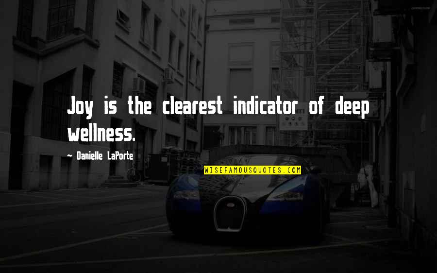 Barrecore Quotes By Danielle LaPorte: Joy is the clearest indicator of deep wellness. Barrecore Quotes By Danielle LaPorte: Joy is the clearest indicator of deep wellness.