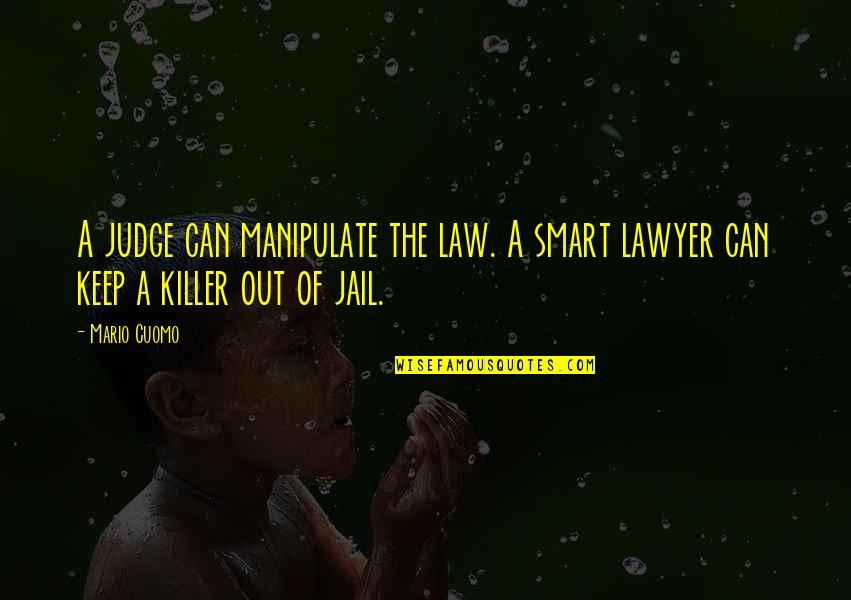 Barroll And Barroll Quotes By Mario Cuomo: A judge can manipulate the law. A smart