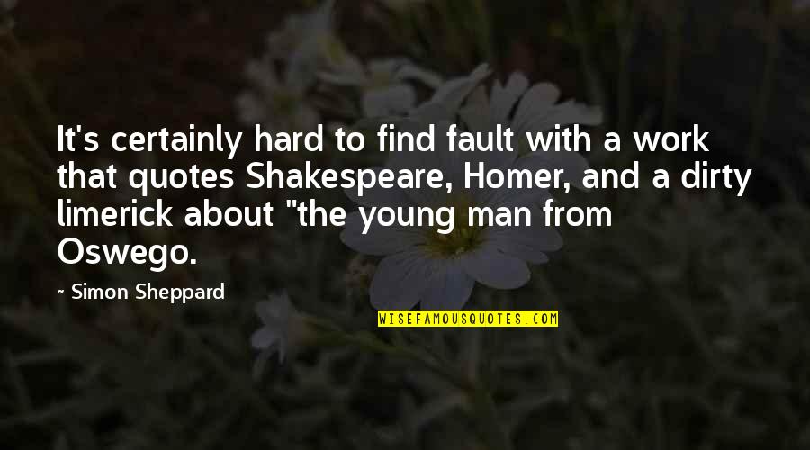 Barsantis Restaurant Quotes By Simon Sheppard: It's certainly hard to find fault with a Barsantis Restaurant Quotes By Simon Sheppard: It's certainly hard to find fault with a