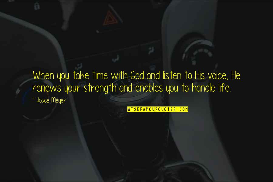Barthelemy Rose Quotes By Joyce Meyer: When you take time with God and listen Barthelemy Rose Quotes By Joyce Meyer: When you take time with God and listen