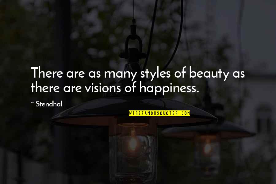 Baschiera Zagreb Quotes By Stendhal: There are as many styles of beauty as