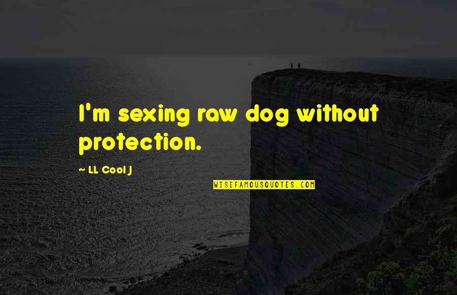 Based On Looks Quotes By LL Cool J: I'm sexing raw dog without protection.