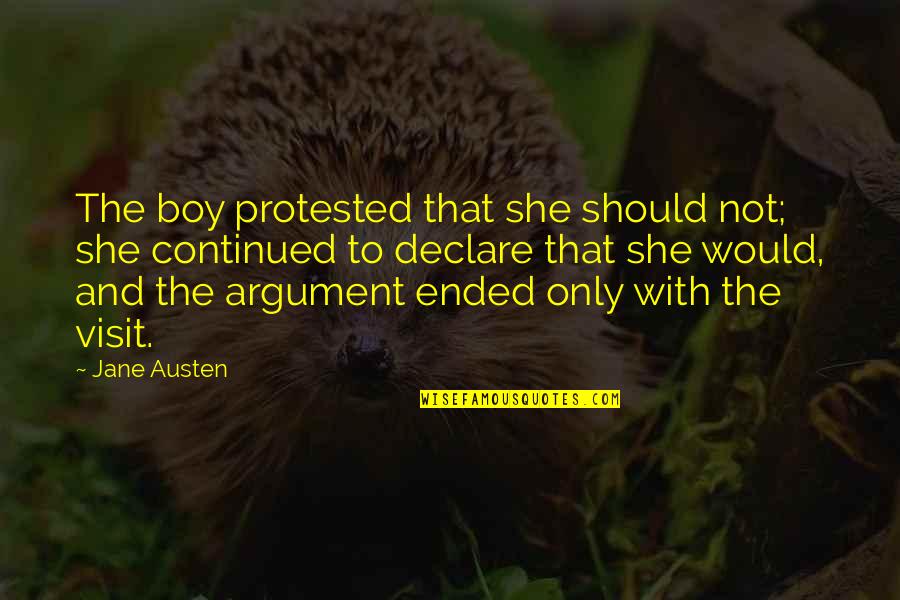 Bash Adds Extra Quotes By Jane Austen: The boy protested that she should not; she