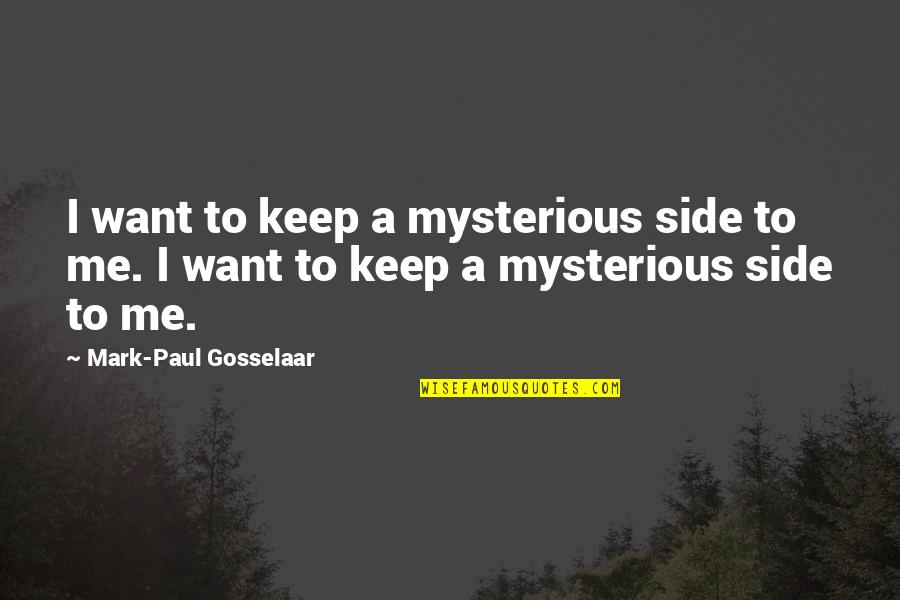 Bash Parameter Quotes By Mark-Paul Gosselaar: I want to keep a mysterious side to