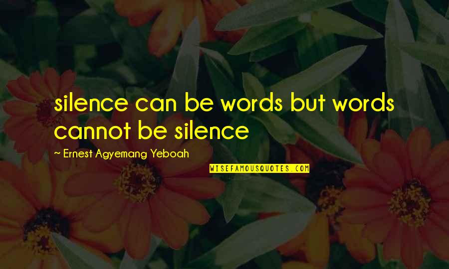 Bash Ssh Quotes By Ernest Agyemang Yeboah: silence can be words but words cannot be