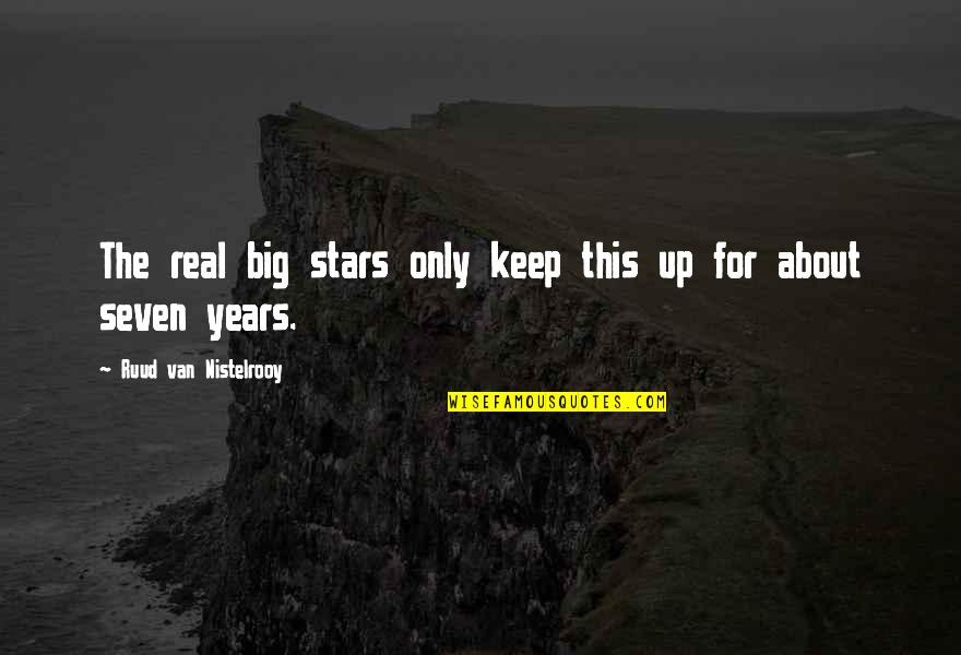 Basil Plumley Quotes By Ruud Van Nistelrooy: The real big stars only keep this up Basil Plumley Quotes By Ruud Van Nistelrooy: The real big stars only keep this up