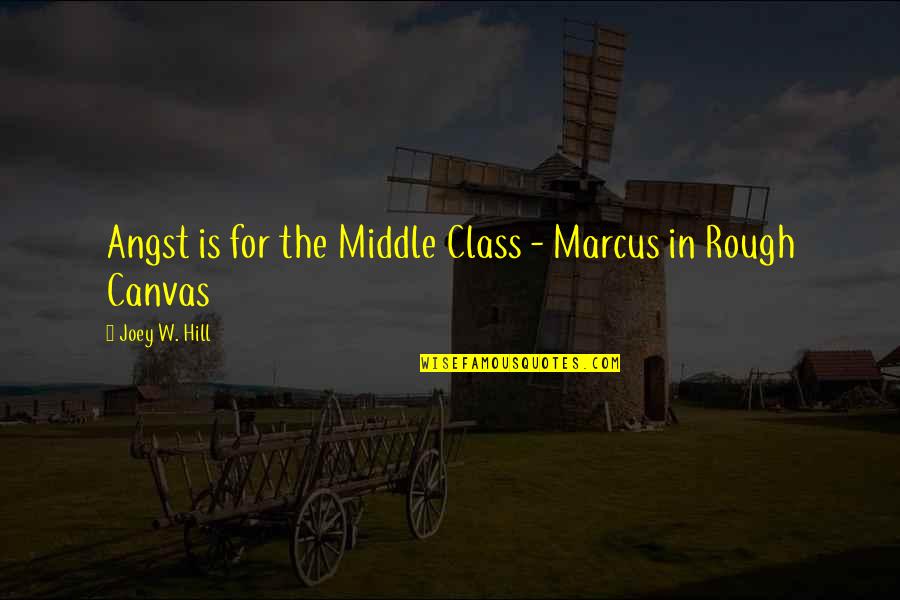 Basis Swap Quotes By Joey W. Hill: Angst is for the Middle Class - Marcus