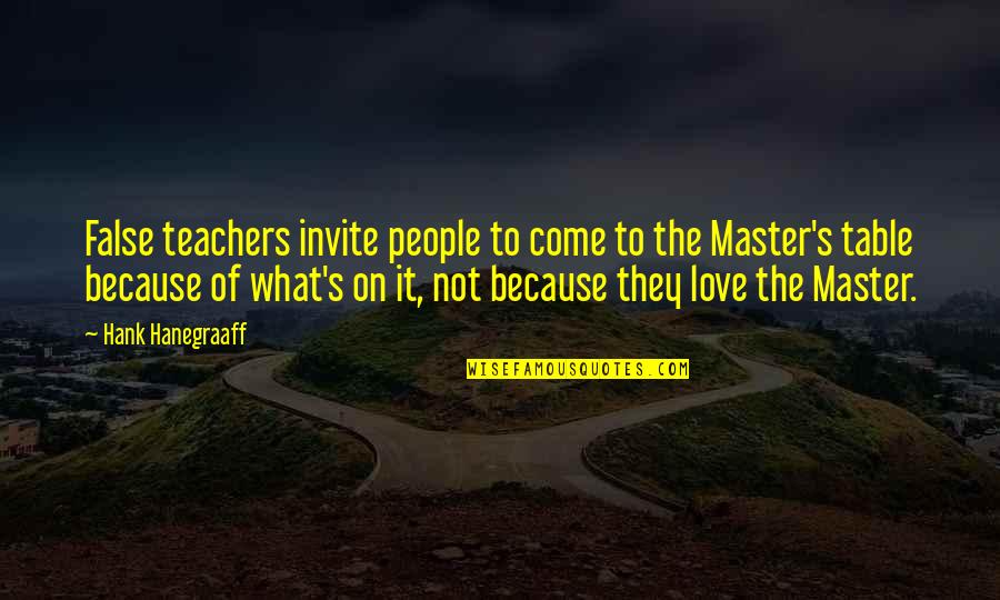 Baskakova Quotes By Hank Hanegraaff: False teachers invite people to come to the Baskakova Quotes By Hank Hanegraaff: False teachers invite people to come to the