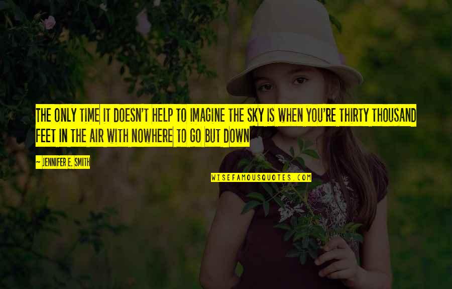 Basketball Jump Shot Quotes By Jennifer E. Smith: The only time it doesn't help to imagine Basketball Jump Shot Quotes By Jennifer E. Smith: The only time it doesn't help to imagine