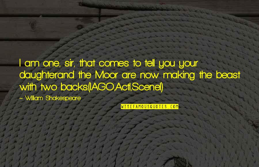 Batang Lansangan Quotes By William Shakespeare: I am one, sir, that comes to tell