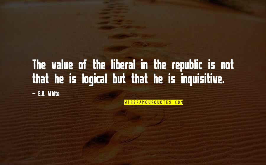 Batch File Nested Quotes By E.B. White: The value of the liberal in the republic Batch File Nested Quotes By E.B. White: The value of the liberal in the republic