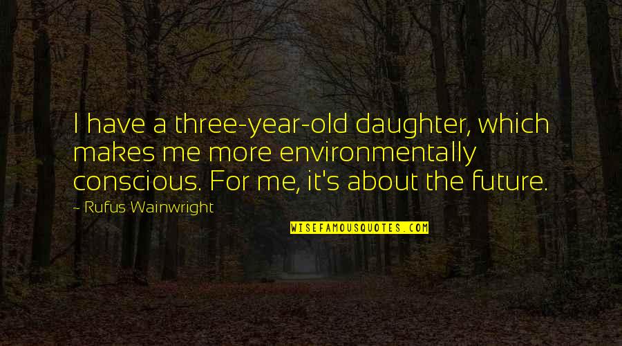 Batman Arkham Asylum Grant Morrison Quotes By Rufus Wainwright: I have a three-year-old daughter, which makes me Batman Arkham Asylum Grant Morrison Quotes By Rufus Wainwright: I have a three-year-old daughter, which makes me