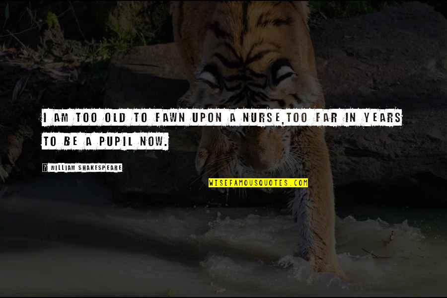 Batmanglij Oa Quotes By William Shakespeare: I am too old to fawn upon a Batmanglij Oa Quotes By William Shakespeare: I am too old to fawn upon a