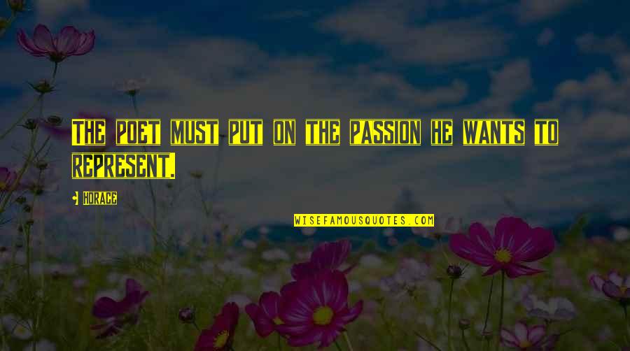 Bavianen Quotes By Horace: The poet must put on the passion he