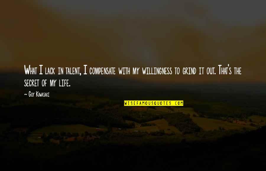 Bayaran Ang Utang Quotes By Guy Kawasaki: What I lack in talent, I compensate with