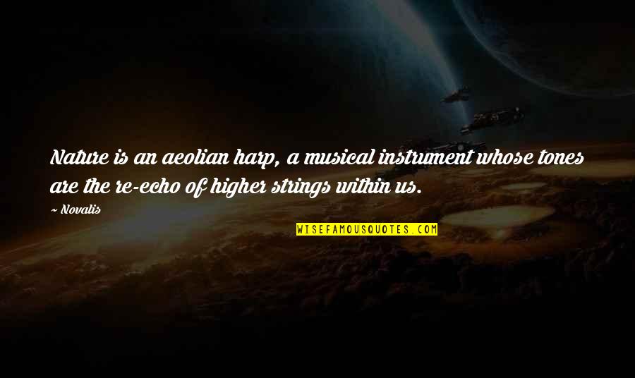 Bazenservis Quotes By Novalis: Nature is an aeolian harp, a musical instrument Bazenservis Quotes By Novalis: Nature is an aeolian harp, a musical instrument