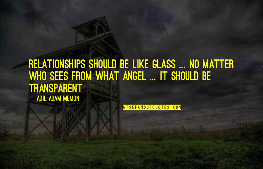 Bbry Stock Quotes By Adil Adam Memon: Relationships should be like glass ... No matter