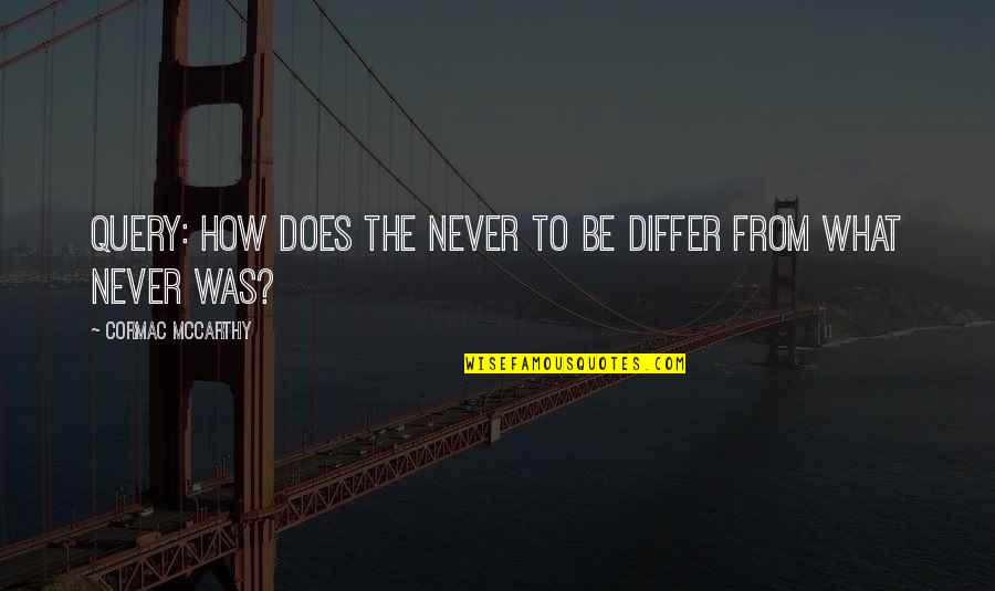 Bcbsil Get Quotes By Cormac McCarthy: Query: How does the never to be differ Bcbsil Get Quotes By Cormac McCarthy: Query: How does the never to be differ