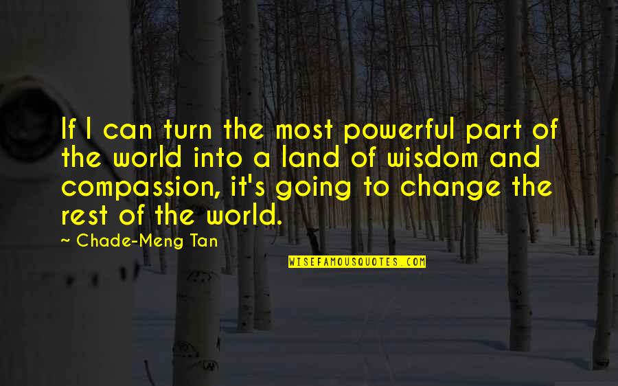 Be A Part Of The World To Change It Quotes By Chade-Meng Tan: If I can turn the most powerful part