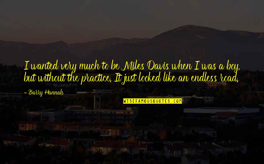 Be Grateful For Your Family Quotes By Barry Hannah: I wanted very much to be Miles Davis