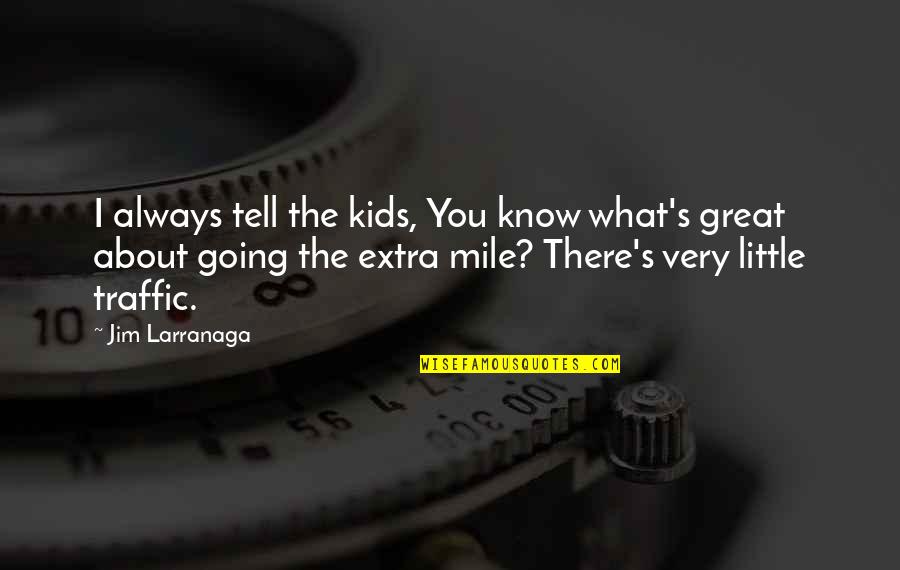 Be Great Motivational Quotes By Jim Larranaga: I always tell the kids, You know what's