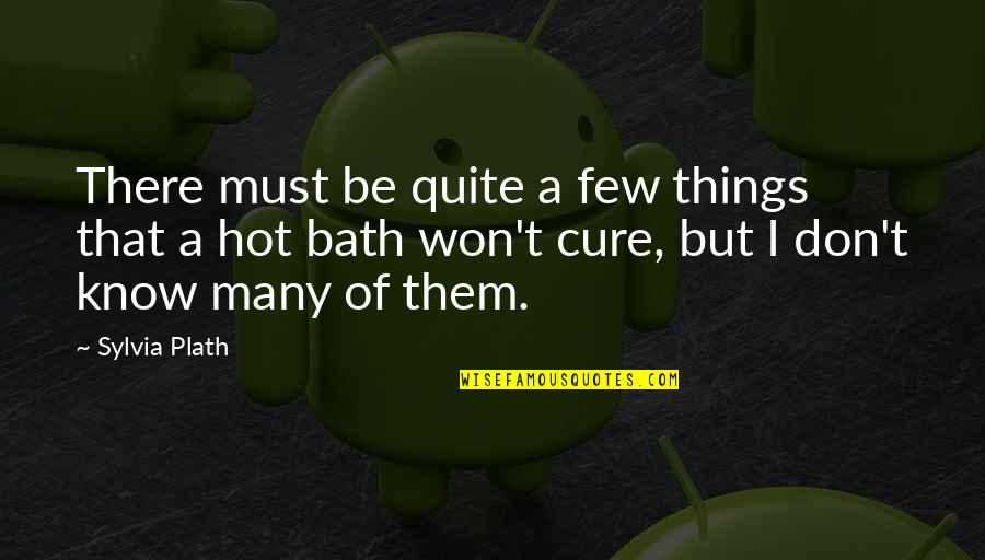 Be Hot Quotes By Sylvia Plath: There must be quite a few things that Be Hot Quotes By Sylvia Plath: There must be quite a few things that