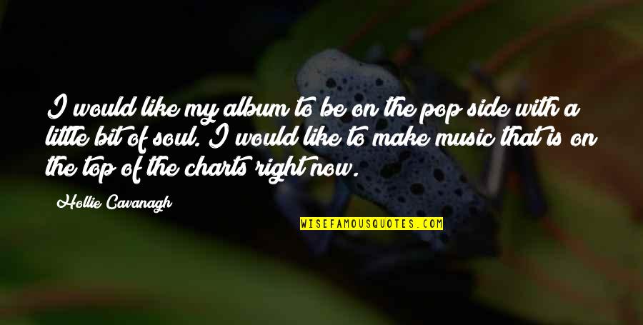 Be On Top Quotes By Hollie Cavanagh: I would like my album to be on