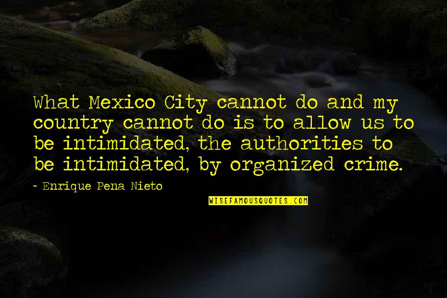 Be Organized Quotes By Enrique Pena Nieto: What Mexico City cannot do and my country Be Organized Quotes By Enrique Pena Nieto: What Mexico City cannot do and my country