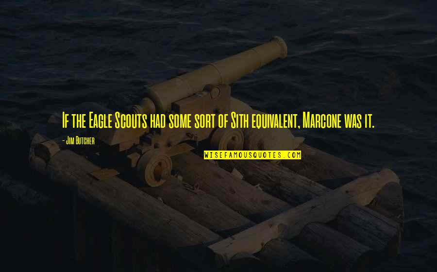 Be The Eagle Quotes By Jim Butcher: If the Eagle Scouts had some sort of