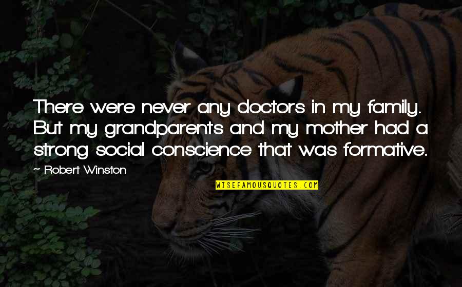 Be The Mother You Never You Had Quotes By Robert Winston: There were never any doctors in my family.