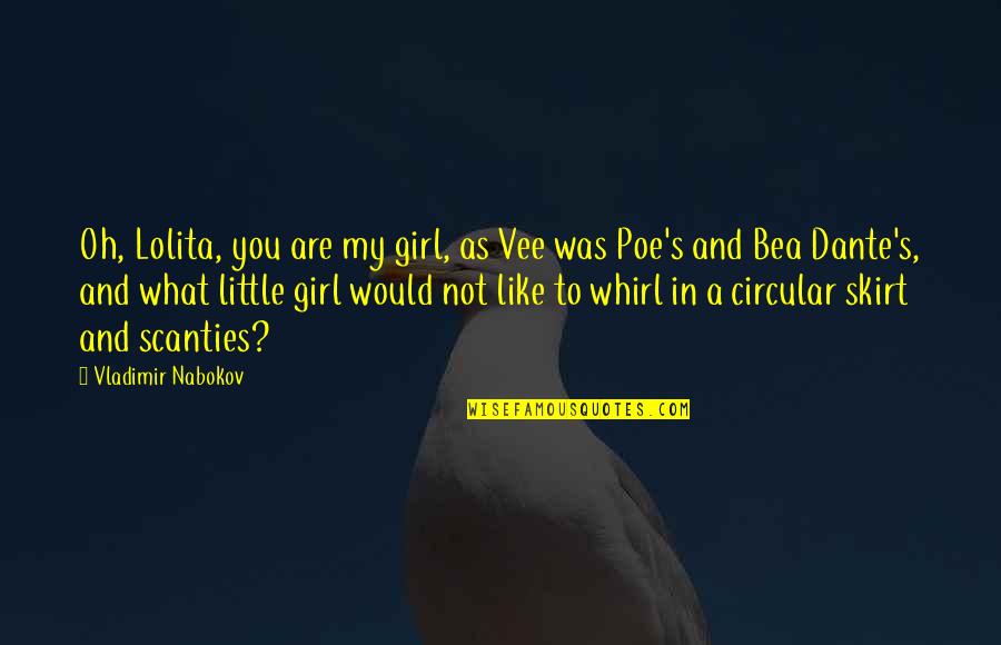 Bea Quotes By Vladimir Nabokov: Oh, Lolita, you are my girl, as Vee