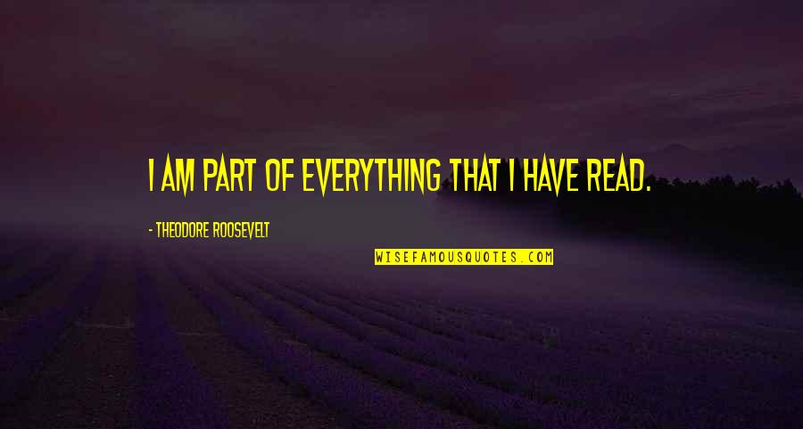 Beach Breeze Quotes By Theodore Roosevelt: I am part of everything that I have Beach Breeze Quotes By Theodore Roosevelt: I am part of everything that I have