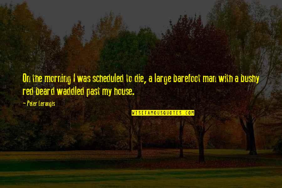 Beard Man Quotes By Peter Lerangis: On the morning I was scheduled to die,
