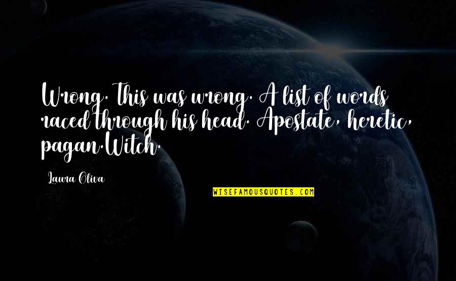 Beatas En Quotes By Laura Oliva: Wrong. This was wrong. A list of words Beatas En Quotes By Laura Oliva: Wrong. This was wrong. A list of words