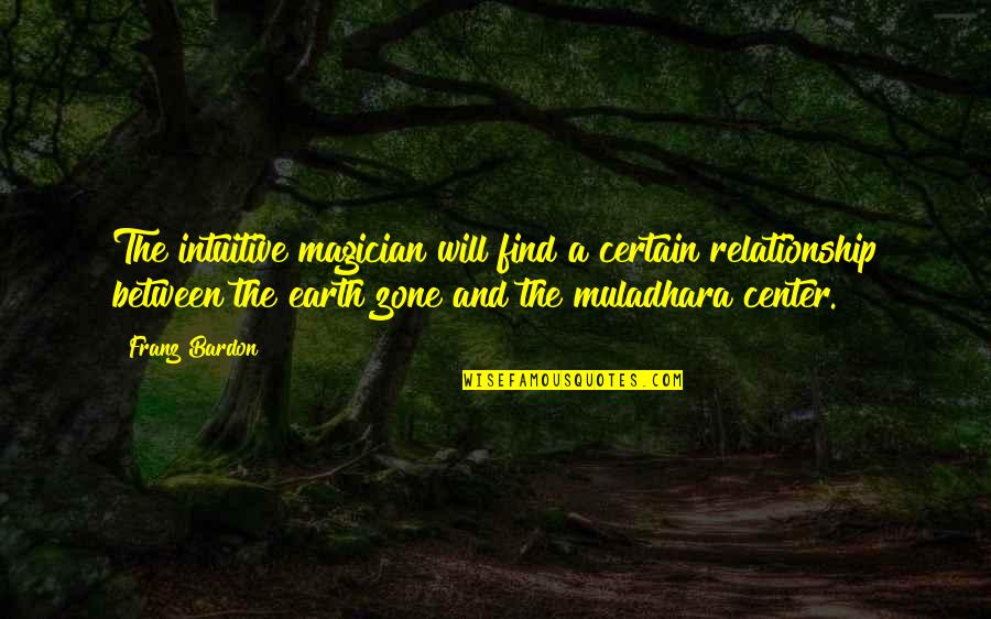 Beatoftheheart Quotes By Franz Bardon: The intuitive magician will find a certain relationship