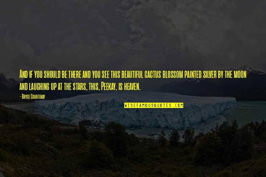 Beautiful As The Moon Quotes By Bryce Courtenay: And if you should be there and you Beautiful As The Moon Quotes By Bryce Courtenay: And if you should be there and you