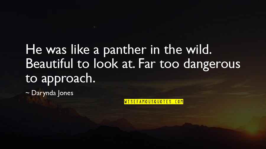 Beautiful But Dangerous Quotes By Darynda Jones: He was like a panther in the wild.